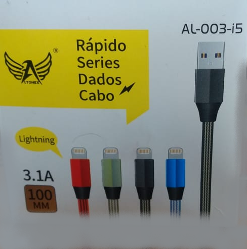  - Cabos  - Altomex    Cod. CABO IPHONE AL-003-I5
